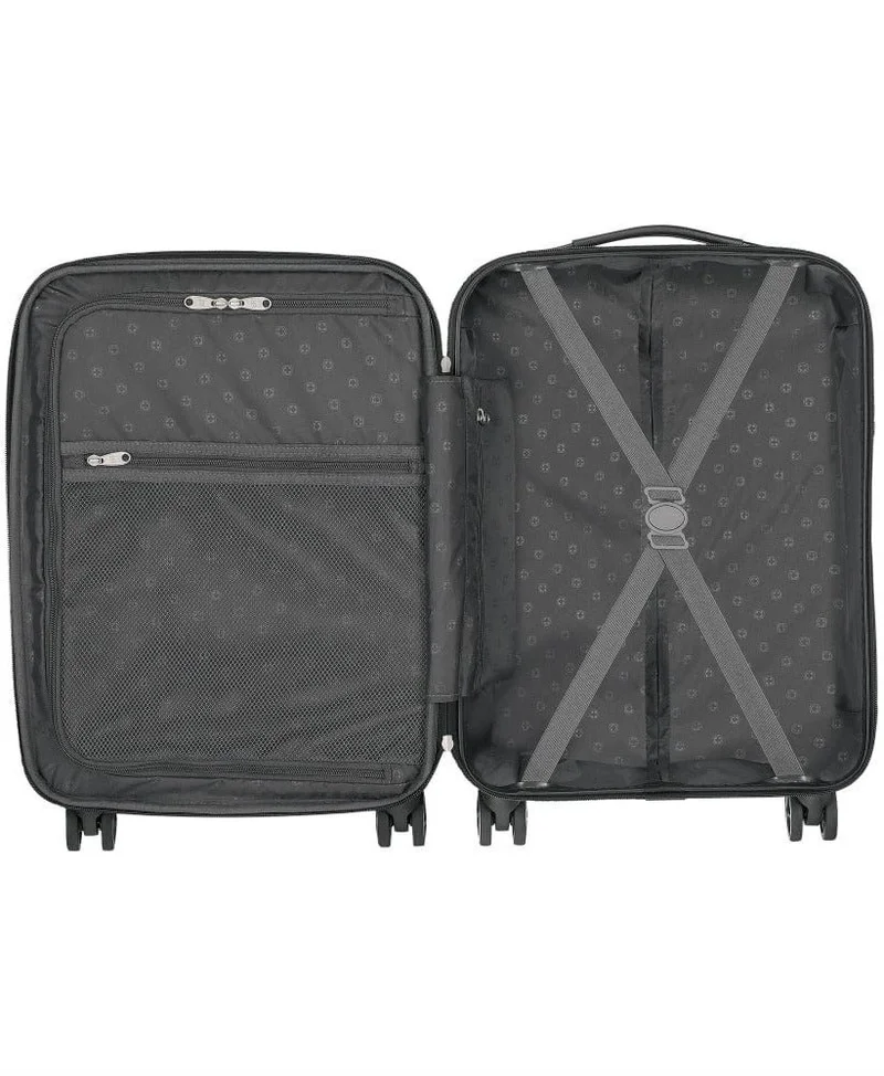 Wenger 56 Vaiana 56 Cm Small 4-Double Wheeled Hardside Expandable Cabin Luggage Trolley - Black  | Best Price UAE